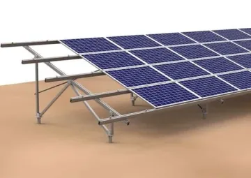 Adjustable East-West Aluminum Alloy Photovoltaic Ground System