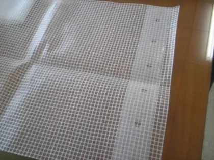 blue polyethylene canvas tarpaulin