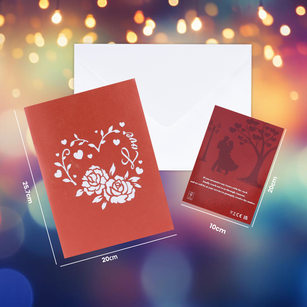 heart shaped valentine cards