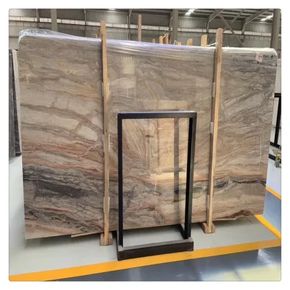 Monika Monica Red Marble Large Slabs Unique Style