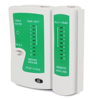 RJ45 and Rj11 Network LAN Cable Fluke Tester