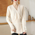 All wool cardigan for ladies