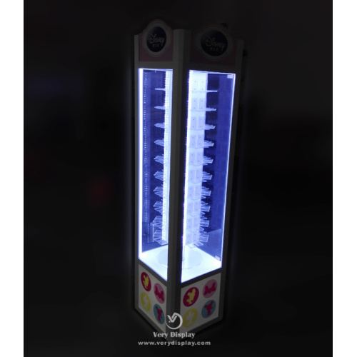 Iluminación LED personalizada de visualización giratoria de la exhibición