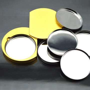 Magnetic Metal Solid Fragrance Case with Sliding Mechanism and Swivel Lid