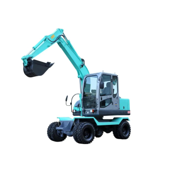 Sinomach Brand Small Hydraulic Excavator Machines - 0.3CBM, 6-8 Ton Wheel Excavators