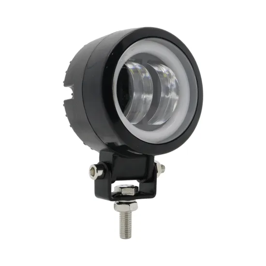 2019 Latest 20W Waterproof Round LED Work Light Bar for Motorcycle - Cheap LED Spot Lamp Angel Eyes Light