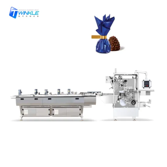 Premium Chocolate Packaging: Single Twist Strip Machine