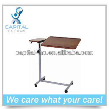 CP-K215 wooden adjustable over bed table