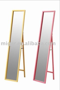 2015 new style classic wooden frame stand mirror MGM-3031N