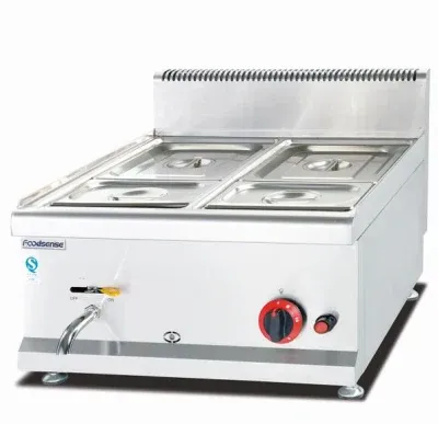 Counter-Top Kitchen Equipment Luxury Gas Lava Rock Grill with Cabinet