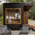 Factory Direct Sales: Sona House WIFI Controller, Bluetooth Speaker, and Outdoor Solid Wood Sauna with Shower Room