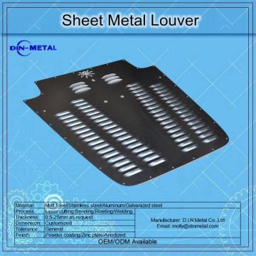 Active Venting Sheet Metal Louver on CNC Punching Processing