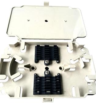 12 Cores Black And White Fiber Splice Tray