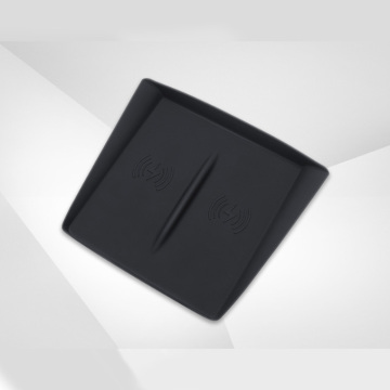 Black Wireless Charging Pad for 2023-2024 Tesla Model 3 - Non-Slip Silicone Interior Accessory