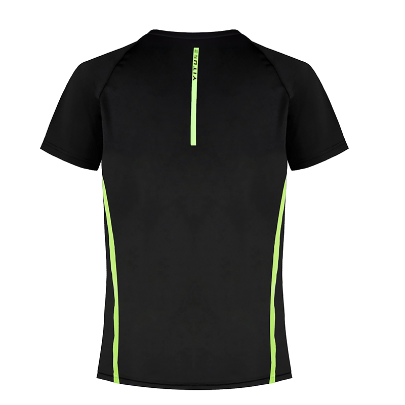 Fitness T Shirt Polyester Black