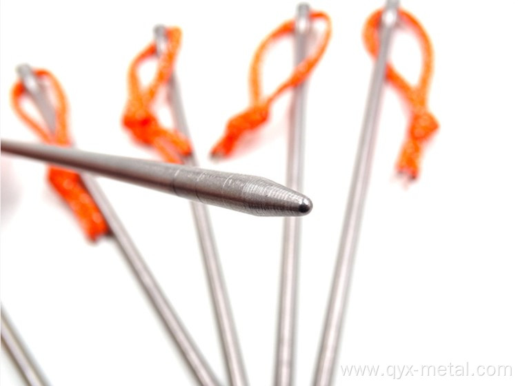 titanium rod tent pegs camping tent peg