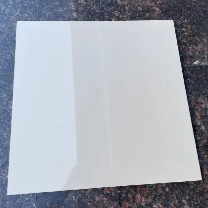 Brillante Ivory White Soluble Salt Tiles for Gres Porcelanato Flooring