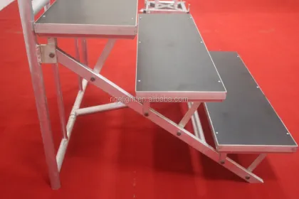 Aluminum Chorus stage portable stage wooden ladder stage