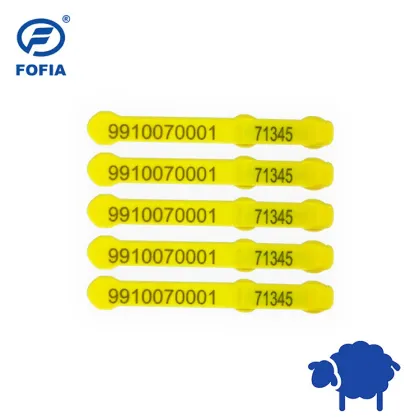 Electronic Waterproof One-piece RFID Sheep Tag 134.2khz