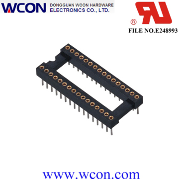 1.778mm H=3.0 15.24 Machined IC Socket
