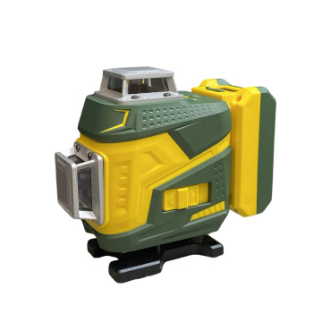 Professional 16-Line Rotary 3D Cross Lines Laser Level with Two Large-Capacity Batteries