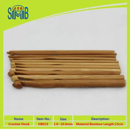 China exporter online sale 4.0mm bamboo crocheted used for needlework