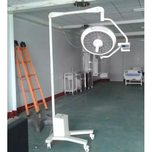 Lámpara de quirófano de iluminación de fuente de frío LED móvil para hospital.