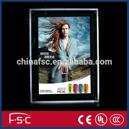 Smart lighting advertising led crystal light box