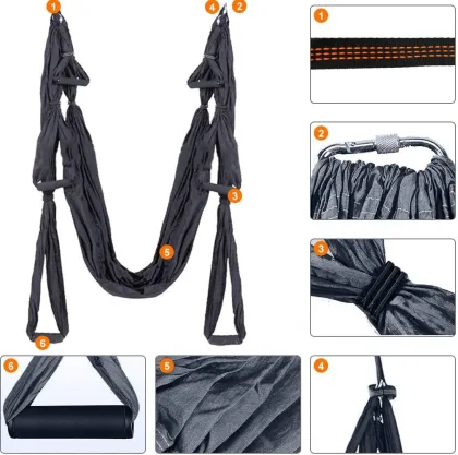 SENTU Silk Nylon Antigravity Flying Aerial Yoga Swing