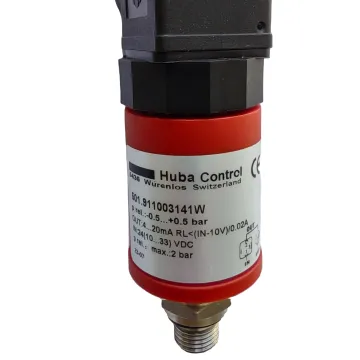 Huba 501.911003141W Pressure Transmitter and Sensor for Relative and Absolute Pressure
