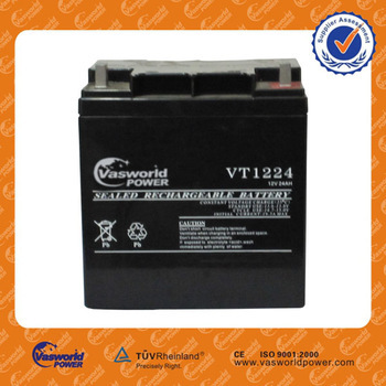 best quality 12V24AH johnlite sealed rechargeable lead acid battery