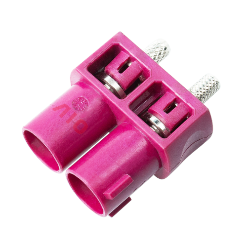 Single Double Fakra Aerial Antenna Crimp Solder Connector