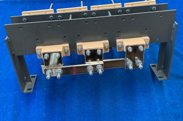HC7 4-channel parallel copper busbar assembly