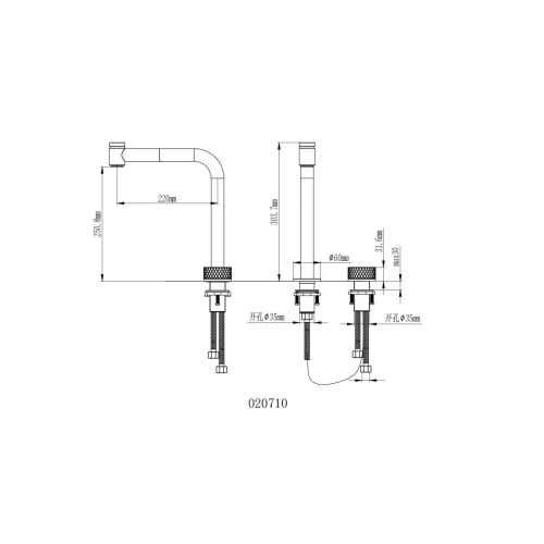 China One Handle Kitchen Faucet Factory