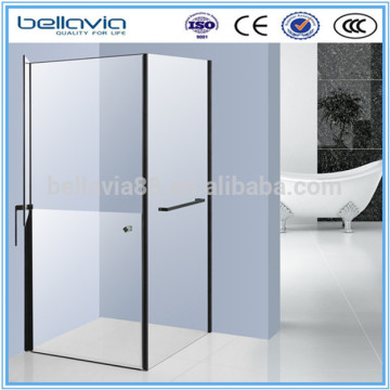 bathroom glass shower room 6999C square pivot doors made in China