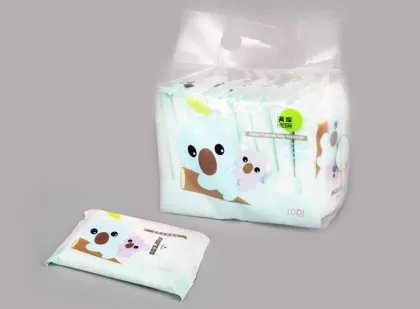 White Clean Wet Wipes Products