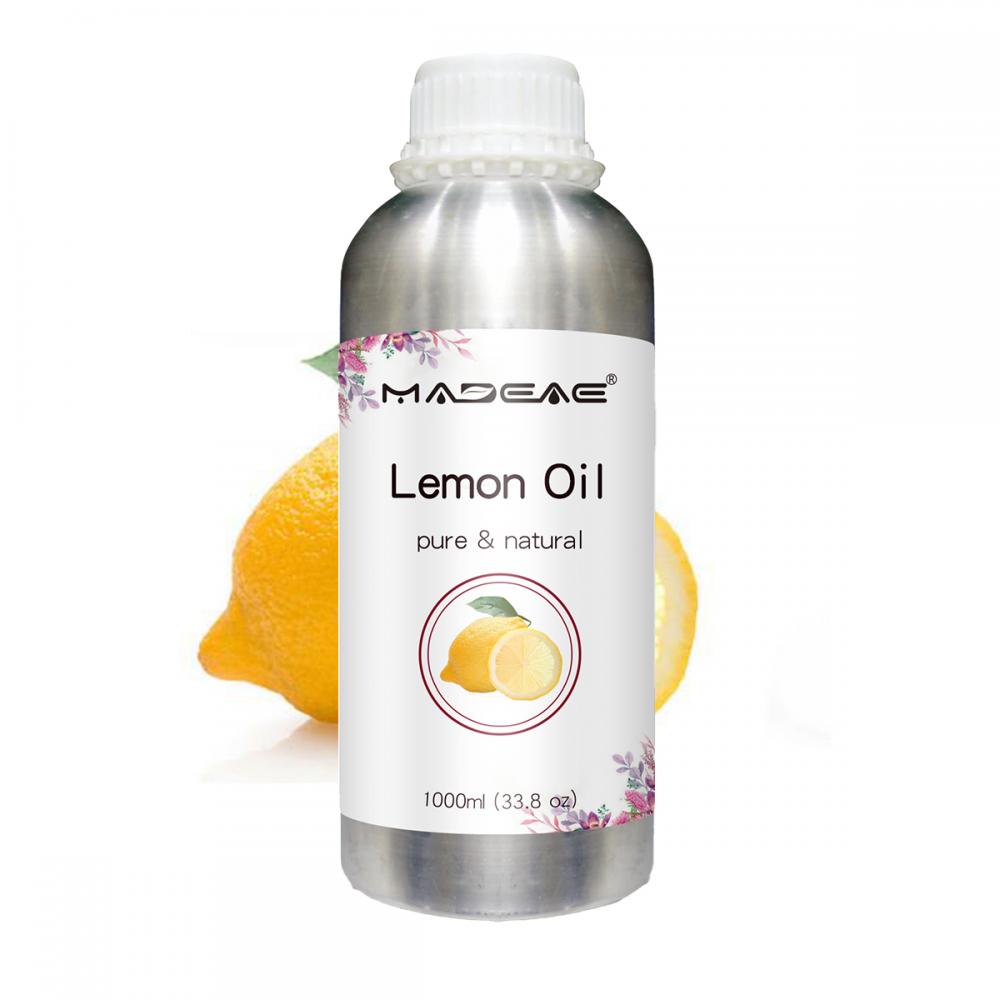 Ofrezca un aceite esencial de limón 100% de pureza orgánico a granel