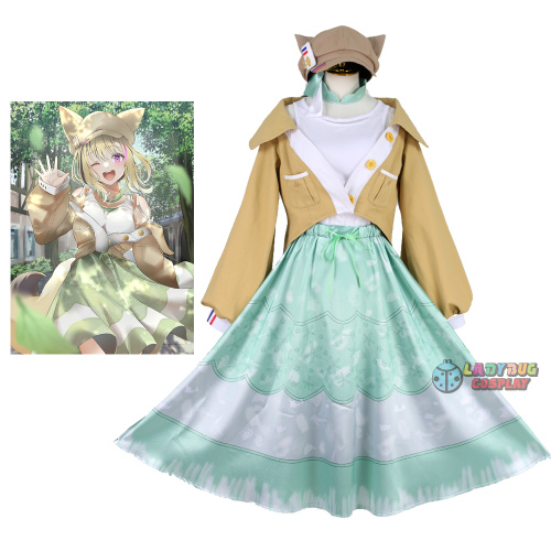 Hololive Vtuber Omaru Polka Cosplay Costume