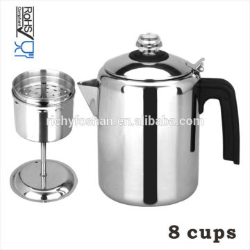 stainless steel coffee pot non-electric coffee maker
