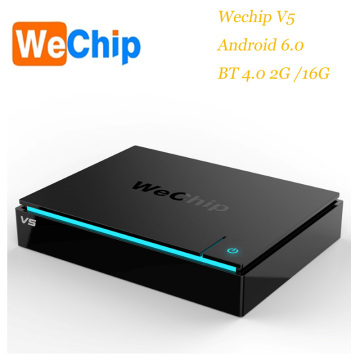 Suppor OEM !New arrival google android 6.0 tv box Amlogic S905X TV Box V5 Wechip with kD