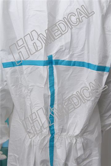 Breathable PP Coated PE Film Coverall