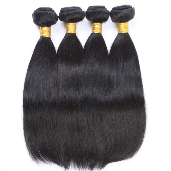 Wholesale 100% Human Hair Weave Bundles Unprocessed Virgin Brazilian straight Hair Extension bundles human hair