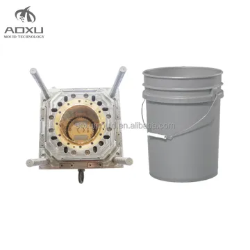 Taizhou Custom Plastic Bucket Cover and Paint Bucket Injection Mould Manufacturer