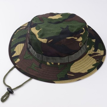 Men's Camouflage Tactical Hats Camouflage Round Hat Fisherman Hat