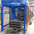 Jalur produksi mesin bata beton semi-otomatis