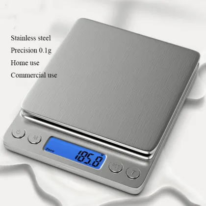Stainless Steel Electronic Scales for Kitchen and Home - Small Gram Baking and Jewelry Weighing