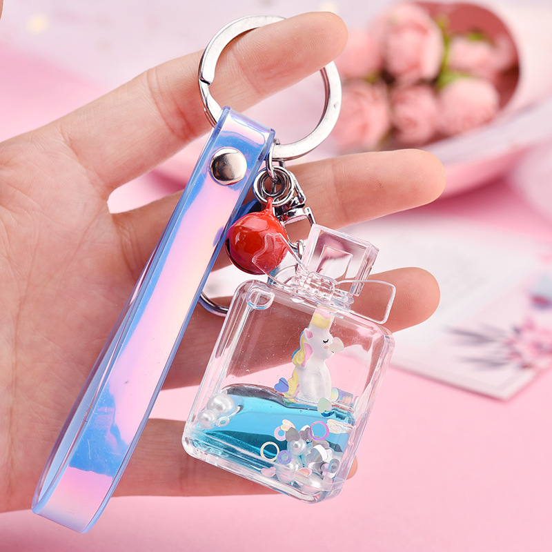 Unicorn Liquid Keychain 3