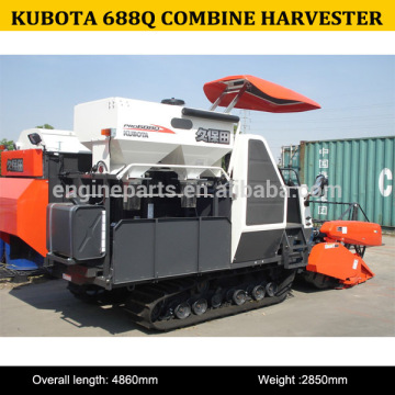 manufacture of High quality 60HP kubota 688Q combine harvester                
                                    Quality Assured