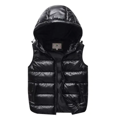 Kids Vest Children Girls Vest Hooded Jacket Winter Spring Waistcoats for Boy Baby Outerwear Coats Big Teens 8-17 Years
