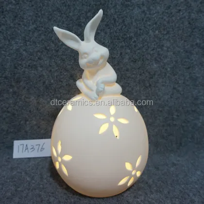 Factory Direct Ceramic Easter Bunny Rabbit Figurine